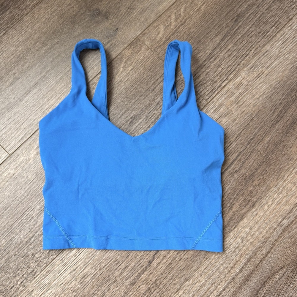Lululemon Align Tank Top Size 2 Poolside Blue - LW1DUDS
